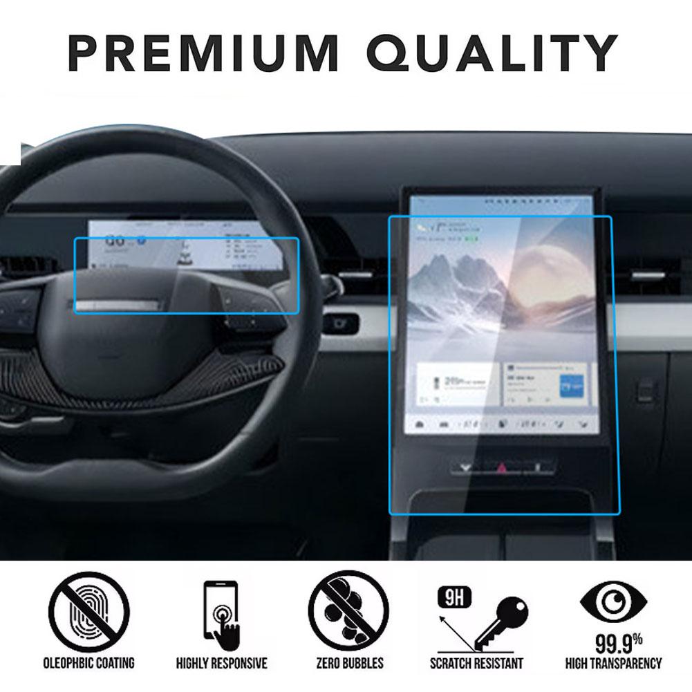 Glass Protector Auto - Pelindung Layar Navigasi Mobil GPS Chery