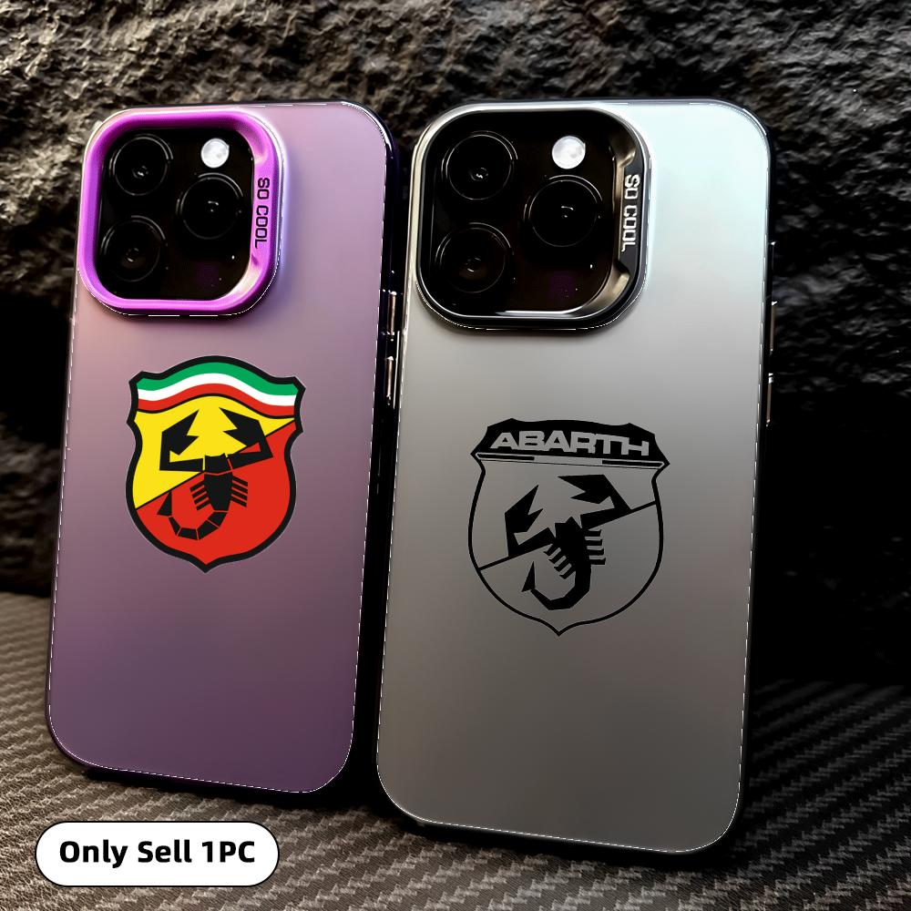 Apple Iphone 15 Pro Max - Casing HP A-Abarth Scorpion untuk iPhone