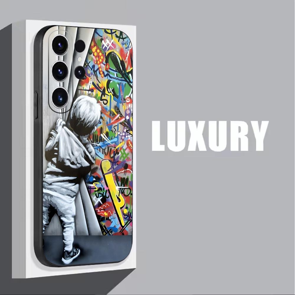 Casing Ponsel Seni Grafiti Ban - Samsung Galaxy S25 ulasan dan harga