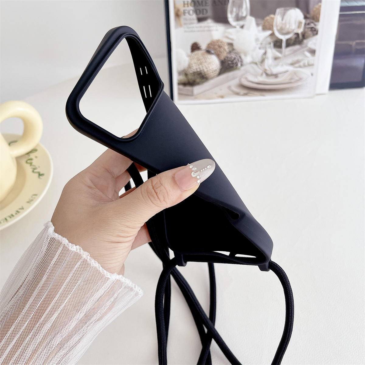 Casing Handphone Silikon Cair  - Apple Iphone 15 Pro Max ulasan dan harga