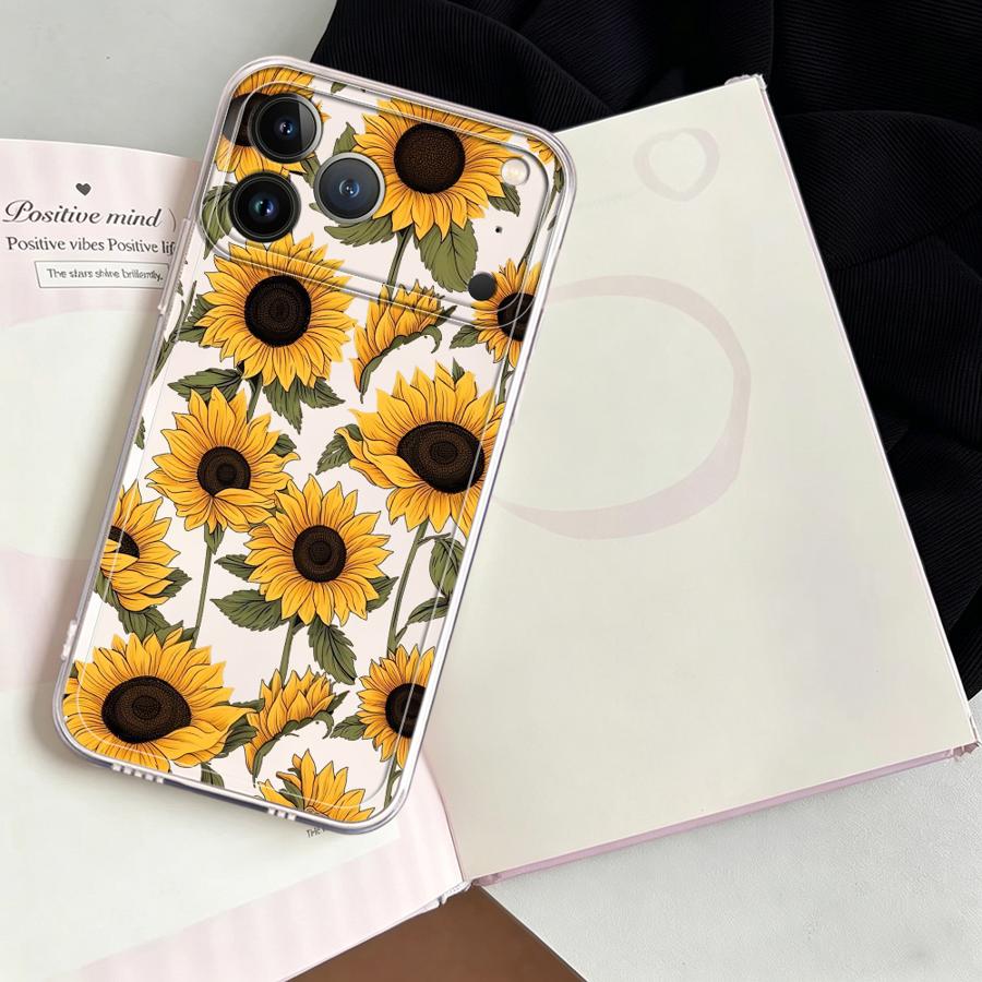 Casing Pola Bunga Matahari yan - Apple Iphone 15 Pro Max ulasan dan harga